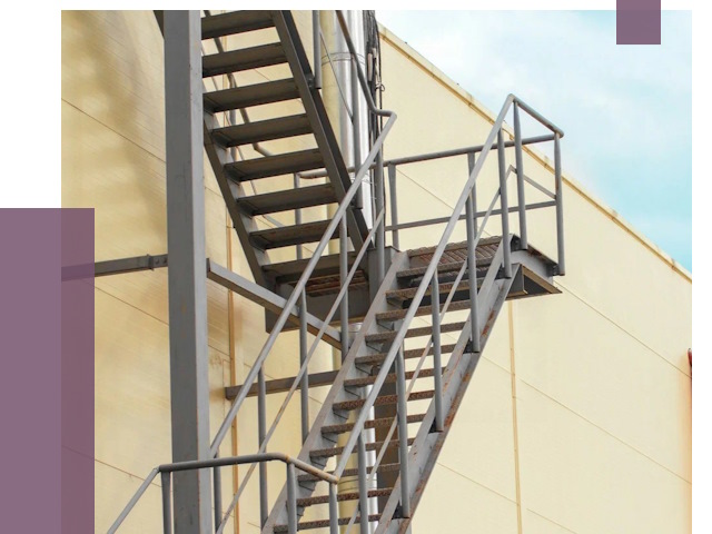 Пожарные лестницы в Кизляре от 12193 руб. — монтаж и продажа | ПРОЛЁТ-Кзр