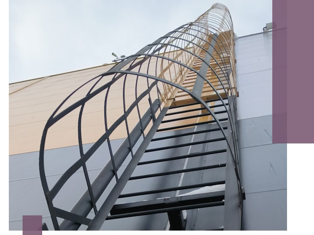 Изготовление и монтаж пожарных лестниц в Кизляре профессионально