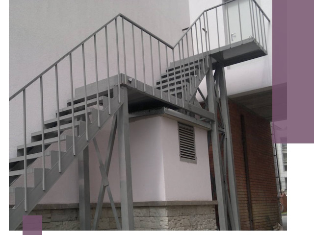 Монтаж пожарных лестниц под ключ в Кизляре с гарантией качества