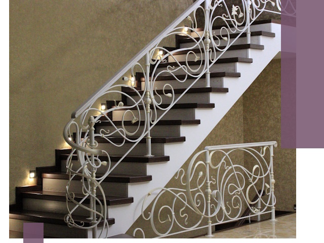Кованые лестницы под ключ в Кизляре — изготовление и монтаж