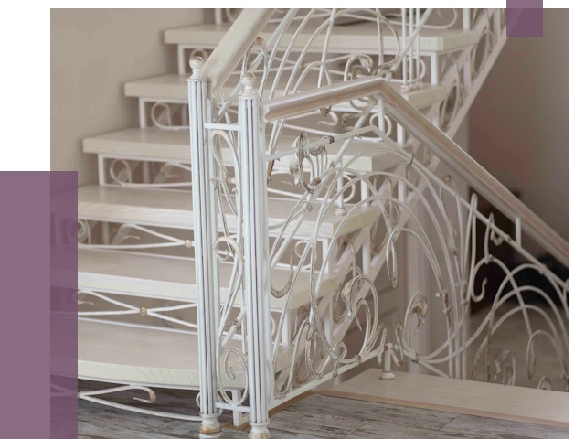 Изготовление кованых лестниц на заказ в Кизляре от 86369 руб. | ПРОЛЁТ-Кзр