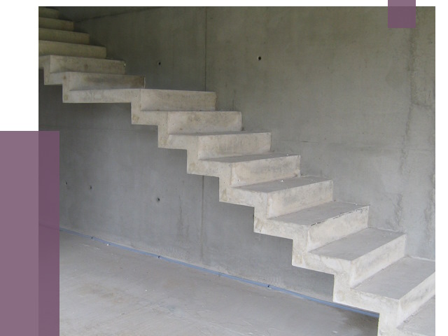 Бетонные лестницы в Кизляре от 18798 руб. под ключ | ПРОЛЁТ-Кзр