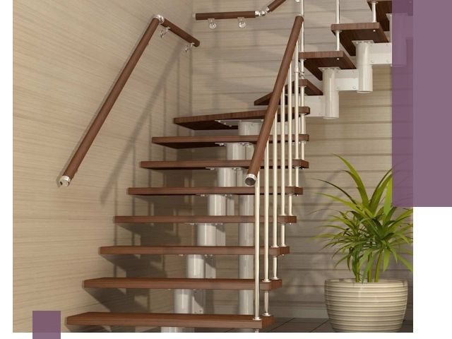 Изготовление модульных лестниц под ключ в Кизляре