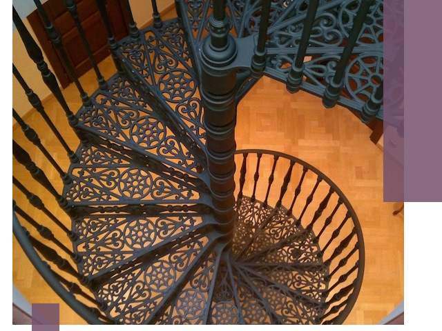 Винтовые лестницы под ключ в Кизляре: производство и монтаж