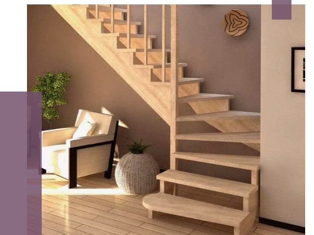 Изготовление Г-образных лестниц в Кизляре от 18798 руб. 