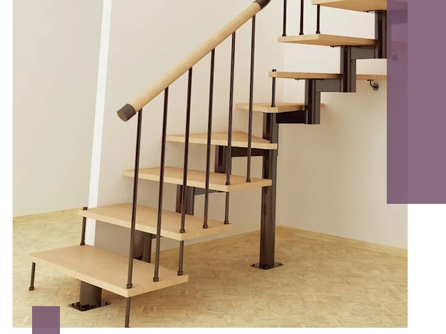 Монтаж лестниц на больцах в Кизляре — быстро и надежно