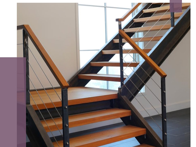 Изготовление лестниц на металлокаркасе в Кизляре от 18798 руб. | ПРОЛЁТ-Кзр