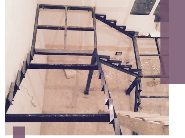 Монтаж лестниц на металлокаркасе в Кизляре быстро и качественно