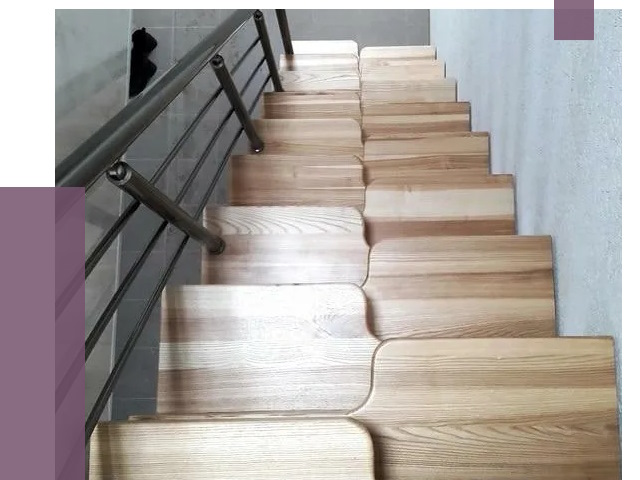 Лестницы гусиный шаг в Кизляре от 12955 руб. под ключ | ПРОЛЁТ-Кзр