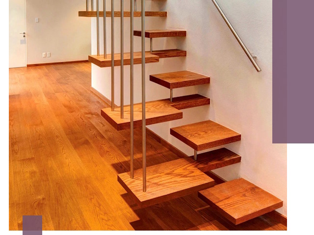 Лестницы «гусиный шаг» на заказ в Кизляре для узких пространств