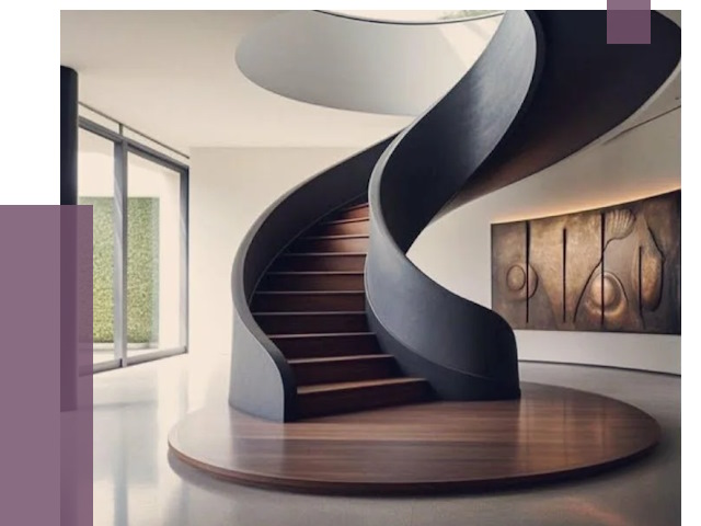Элитные лестницы под заказ в Кизляре от 187979 руб. — ПРОЛЁТ-Кзр