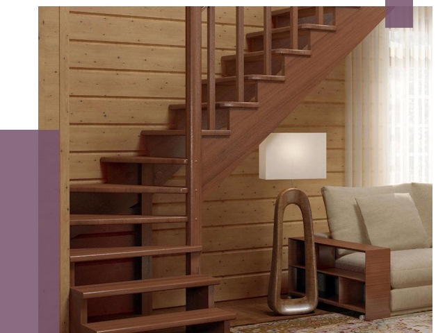 Лестницы эконом класса в Кизляре от 18137 руб. бюджетные решения