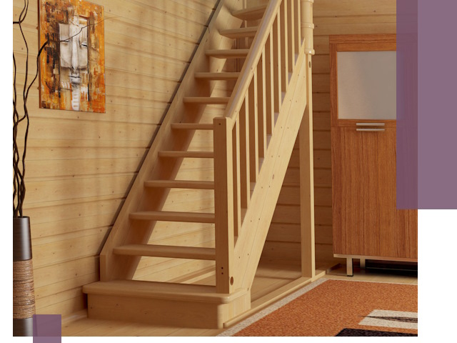 Лестницы эконом класса под ключ в Кизляре — недорого и быстро