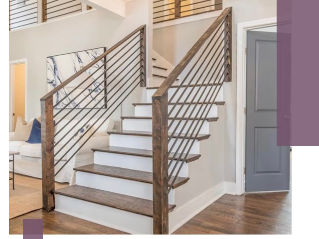 Лестницы для коттеджа под ключ в Кизляре — изготовление и монтаж