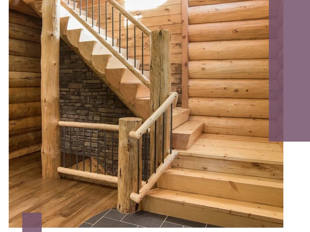 Лестницы в баню под заказ и профессиональный монтаж в Кизляре