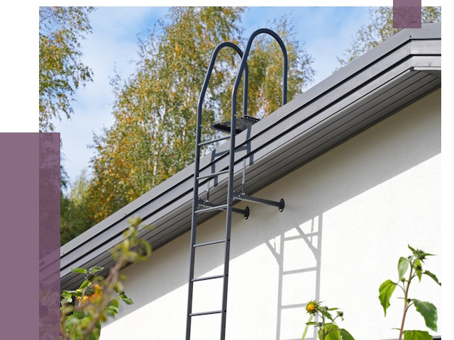 Лестницы на крышу в Кизляре от 19001 руб. — монтаж и монтаж ПРОЛЁТ-Кзр