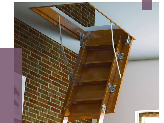 Установка чердачной лестницы в Кизляре от 7773 руб. | ПРОЛЁТ-Кзр