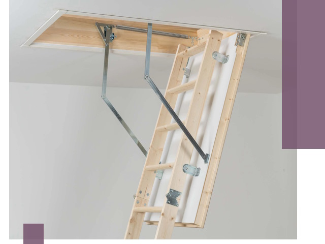 Установка чердачной лестницы под ключ в Кизляре