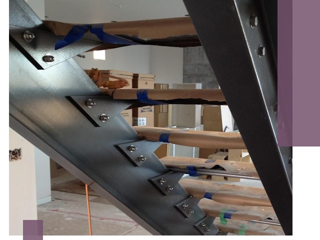 Усиление лестничных конструкций и усиление опор в Кизляре