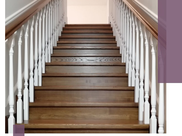 Лестницы из ясеня на заказ в Кизляре — изготовление и монтаж