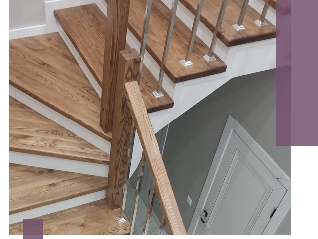 Обшивка металлических лестниц под ключ в Кизляре