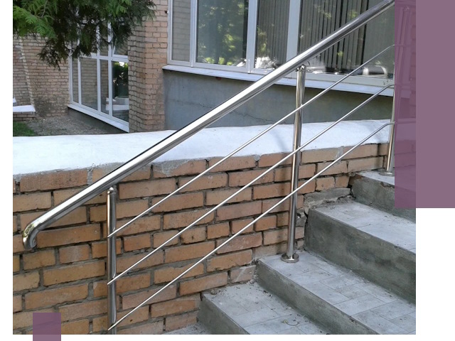 Перила из нержавеющей стали высокого качества в Кизляре