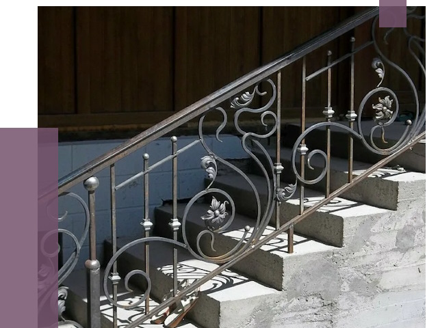 Кованые перила в Кизляре от 8637 руб. под ключ — качество от ПРОЛЁТ-Кзр