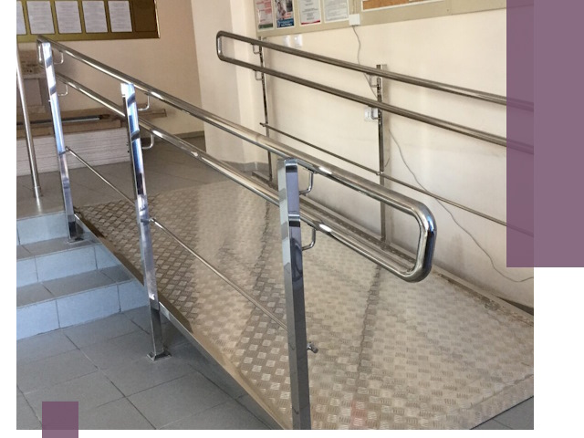 Перила для инвалидов в Кизляре — надежные поручни и ограждения