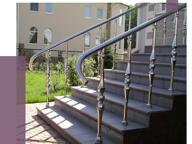 Перила для крыльца в Кизляре от 10669 руб. — монтаж ПРОЛЁТ-Кзр