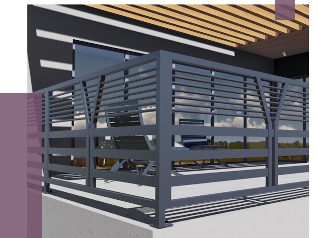 Изготовление балконных ограждений в Кизляре от 10669 руб. | ПРОЛЁТ-Кзр