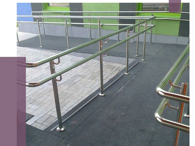 Ограждения пандусов в Кизляре от 4318 руб. монтаж | ПРОЛЁТ-Кзр