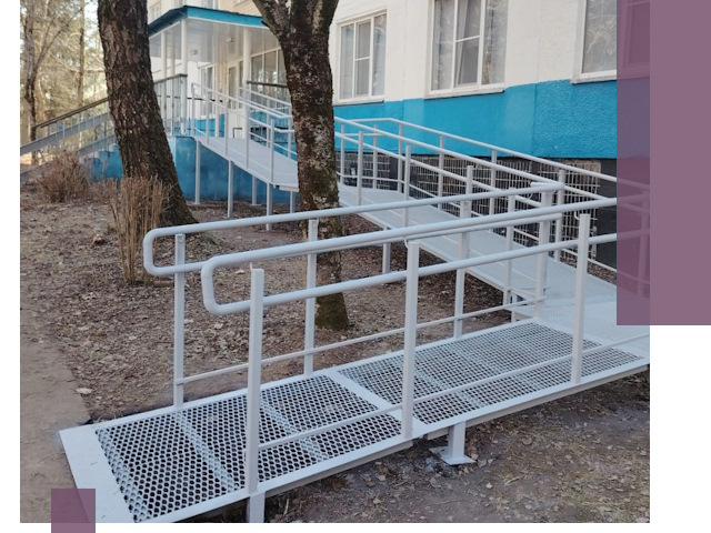 Пандусы под ключ в Кизляре: изготовление, монтаж и демонтаж