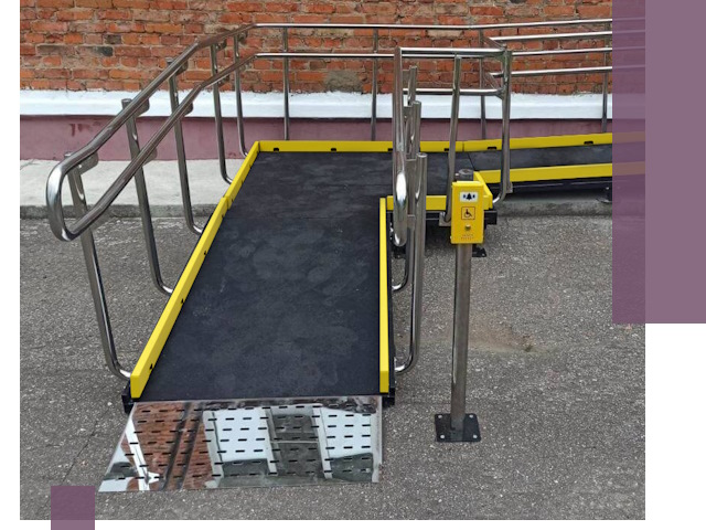 Изготовление наклонных пандусов для инвалидов в Кизляре