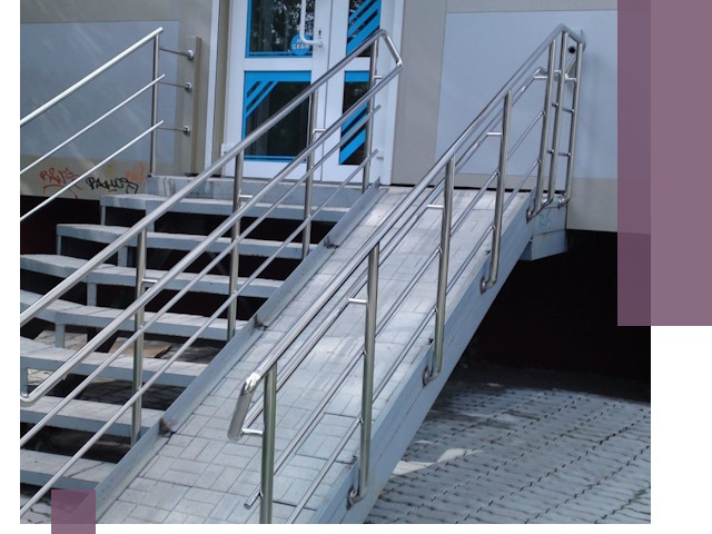 Пандус на крыльцо под ключ в Кизляре: монтаж и изготовление