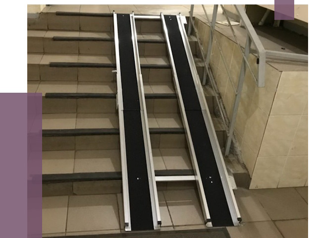 Установка пандуса в подъезд в Кизляре от 7926 руб. под ключ | ПРОЛЁТ-Кзр