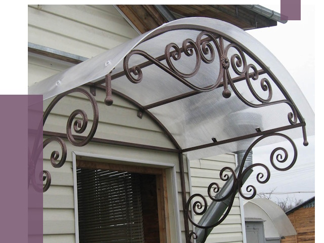 Изготовление козырьков в Кизляре от 7316 руб. — заказать | ПРОЛЁТ-Кзр