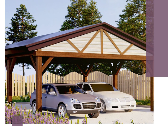 Навесы для автомобиля в Кизляре — изготовление и монтаж