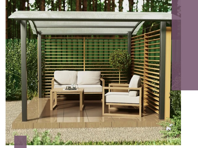 Навесы для дачи в Кизляре: изготовление, монтаж и демонтаж