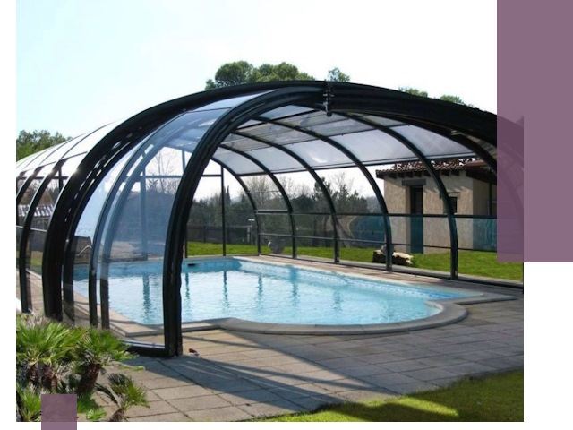 Навесы для бассейна в Кизляре: изготовление и монтаж под ключ