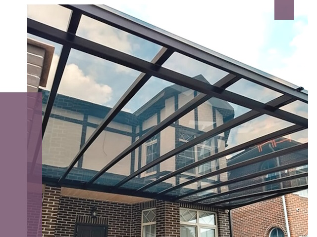 Навесы из поликарбоната в Кизляре от 8556 руб. под ключ — ПРОЛЁТ-Кзр