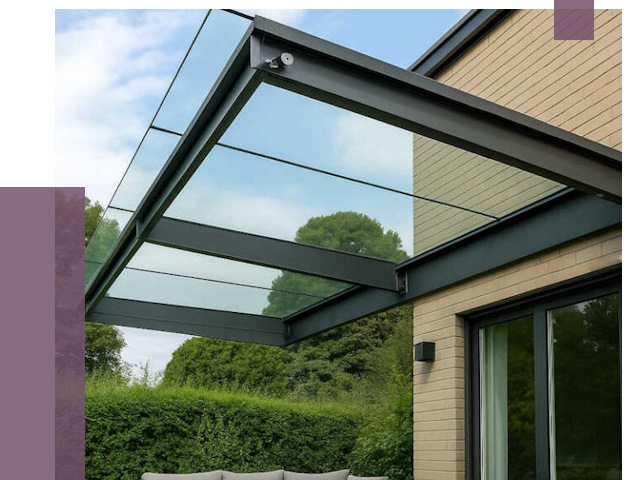 Стеклянные навесы и козырьки в Кизляре от 12193 руб.