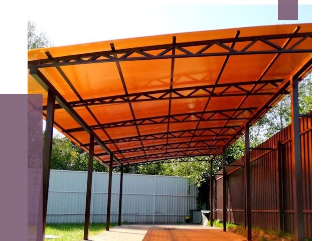 Односкатные навесы под ключ в Кизляре от 13057 руб. 