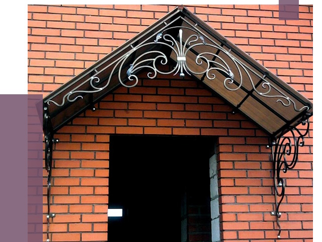 Металлические козырьки в Кизляре от 10618 руб. 