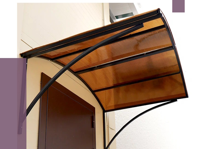 Недорогие козырьки в Кизляре от 7539 руб.  | ПРОЛЁТ-Кзр