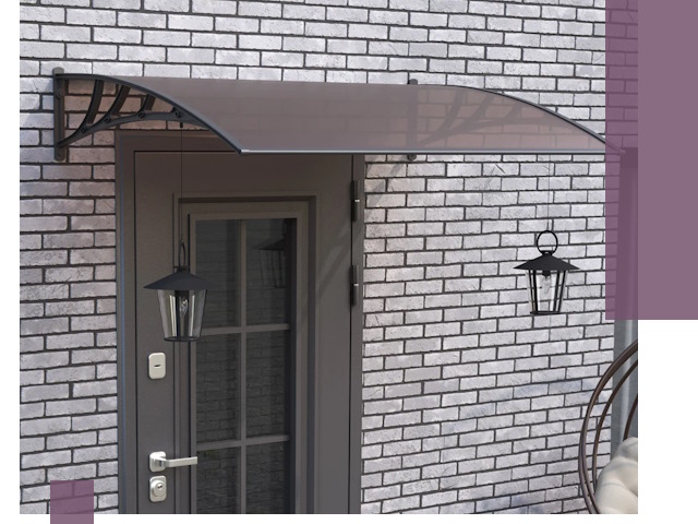 Недорогие козырьки и навесы под ключ в Кизляре