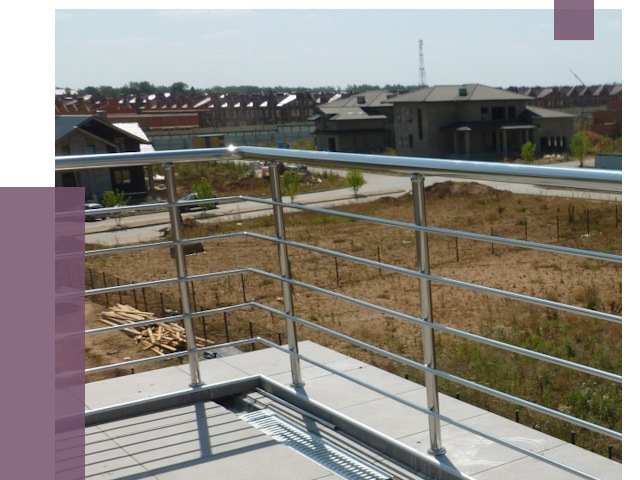 Парапеты из нержавеющей стали в Кизляре от 7926 руб. за м² | ПРОЛЁТ-Кзр