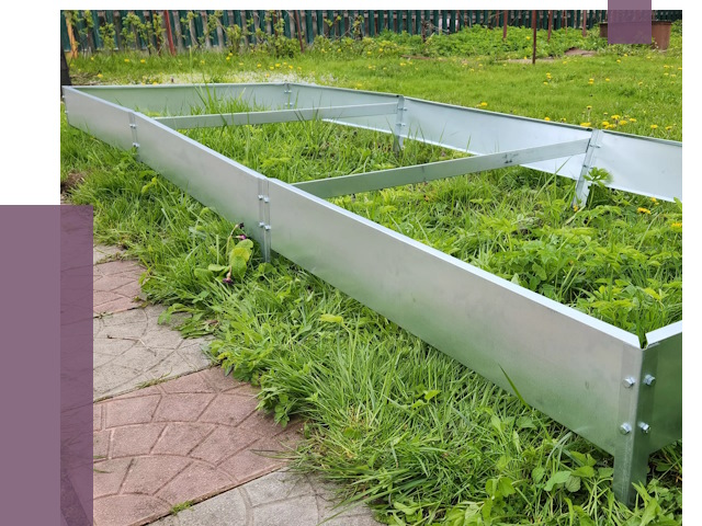 Металлические бордюры для грядок в Кизляре от 1778 руб. 