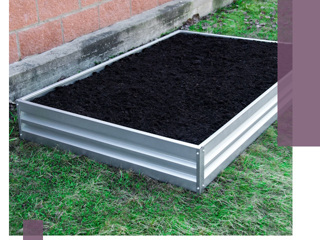 Металлические бордюры для грядок в Кизляре: прочность и аккуратность