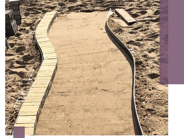 Металлические бордюры для тротуаров в Кизляре — прочные и долговечные