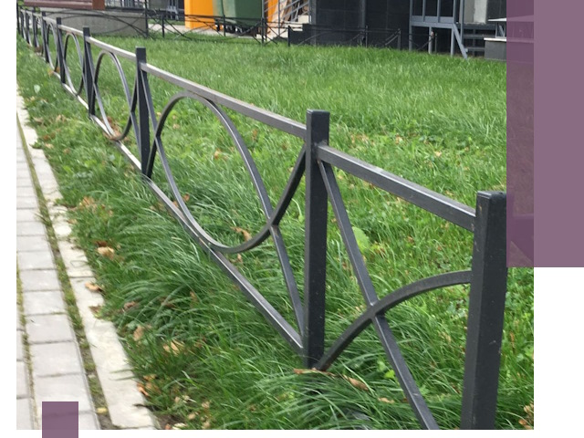 Газонные ограждения из металла в Кизляре — монтаж и продажа